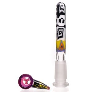 Shop Crunklestein - Millie Mini Beaker - Multi Color w/ Black & White & Agua Azul in australian