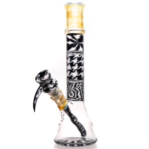 Shop Crunklestein - Millie Mini Beaker - Black & White w/ Fume in australian