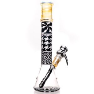 Shop Crunklestein - Millie Mini Beaker - Black & White w/ Fume in australian