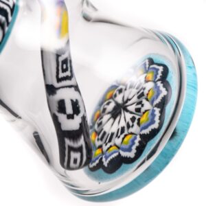 Shop Crunklestein - Millie Mini Beaker - Multi Color w/ Black & White & Agua Azul in australian