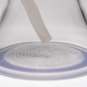 Shop Chris Sculli x Glass Munky - Worked Beaker - Purple/White Satin & UV Retti in australian