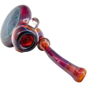 Shop Wig Wag Blue Wave Reversal Sherlock Glass Pipe by Chris Lezak in australian