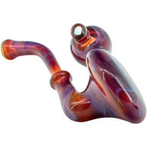Shop Wig Wag Blue Wave Reversal Sherlock Glass Pipe by Chris Lezak in australian