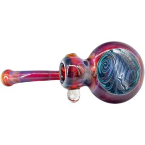 Shop Wig Wag Blue Wave Reversal Sherlock Glass Pipe by Chris Lezak in australian