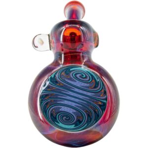 Shop Wig Wag Blue Wave Reversal Sherlock Glass Pipe by Chris Lezak in australian