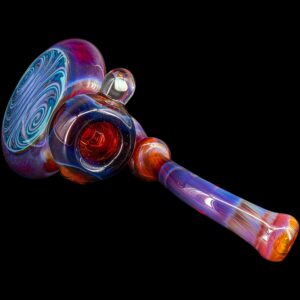 Shop Wig Wag Blue Wave Reversal Sherlock Glass Pipe by Chris Lezak in australian