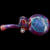 Shop Wig Wag Blue Wave Reversal Sherlock Glass Pipe by Chris Lezak in australian