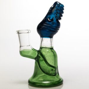 Shop Dan Wolfe - Reptilian Skull Bubbler - Atomic Cumquat & Purple in australian