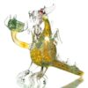 Shop Daniels Glass Art - Standing Dragon Dry Pipe - Green w/ Fume in australian