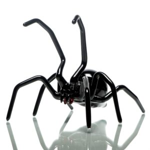 Shop Daniels Glass Art - Black Widow Dry Pipe in australian