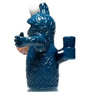 Shop Daniels Glass Art - Sculpted Jammer - Cookie Monster in australian