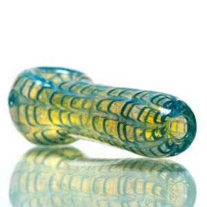 Shop Daniels Glass Art - Fume & Rake Spoon Pipe - Blue in australian