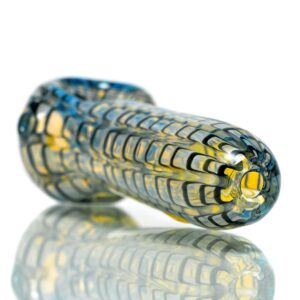 Shop Daniels Glass Art - Fume & Rake Spoon Pipe - Black in australian