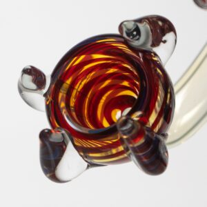 Shop Daniels Glass Art - Standing Dragon Dry Pipe - Red w/ Fume in australian