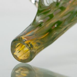 Shop Daniels Glass Art - Standing Dragon Dry Pipe - Green w/ Fume in australian