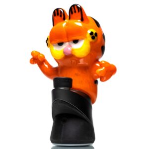 Shop Daniels Glass Art - Sculpted Puffco Peak Top - Garfield in australian