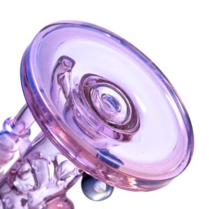 Shop Davin Titland - Mini Straight Tube - 3 Seal w/ Dimples - Lavender & Neo Opal in australian