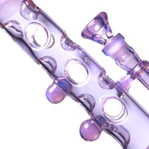 Shop Davin Titland - Mini Straight Tube - 3 Seal w/ Dimples - Lavender & Neo Opal in australian