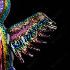 Shop Dichro EDM Owl by Four Winds Flameworks & Turtle Time Glass in australian