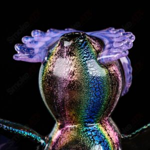 Shop Dichro EDM Owl by Four Winds Flameworks & Turtle Time Glass in australian