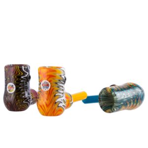 Shop Crush Eye Candy Corn Cob Glass Hand Pipe 4.5" - Vibrant Colors & Unique Design in australian