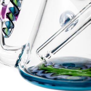 Shop Erik Anders - Recycler - 14mm - Purple, Green & Blue Linework in australian