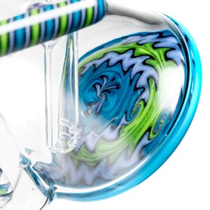 Shop Erik Anders - Recycler - 14mm - Purple, Green & Blue Linework in australian