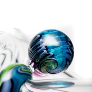 Shop Erik Anders - Recycler - 14mm - Purple, Green & Blue Linework in australian