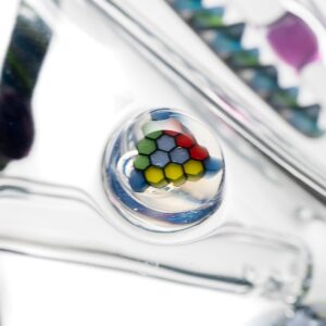 Shop Erik Anders - Recycler - 14mm - Purple, Green & Blue Linework in australian