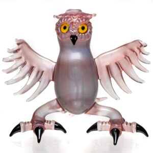 Shop Four Winds Flameworks - Monochrome Owl Rig - Skywalker/White Satin in australian