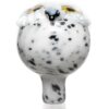 Shop Four Winds Flameworks - Owl Bubble Cap - Black & White Frit in australian