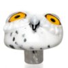 Shop Four Winds Flameworks - Owl Carb Cap - Black & White Frit in australian