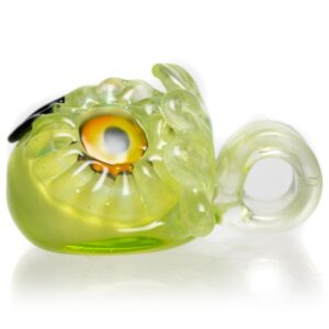 Shop Four Winds Flameworks - Monochrome Owl Rig - UV Lime White Satin in australian