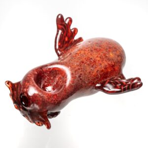 Shop Four Winds Flameworks - Hooter Hand Pipe - Rust Frit in australian