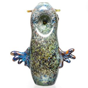 Shop Four Winds Flameworks - Hooter Hand Pipe - Amazon Night Frit in australian