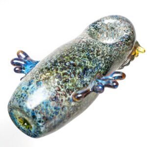Shop Four Winds Flameworks - Hooter Hand Pipe - Amazon Night Frit in australian