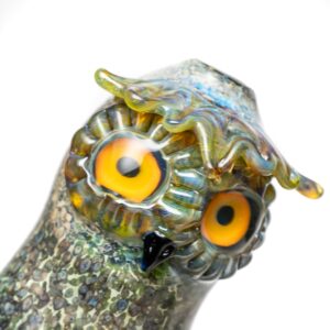 Shop Four Winds Flameworks - Hooter Hand Pipe - Amazon Night Frit in australian