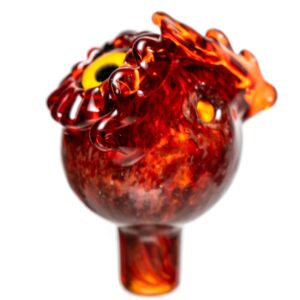 Shop Four Winds Flameworks - Owl Bubble Cap - Rust Frit in australian