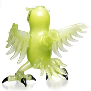 Shop Four Winds Flameworks - Monochrome Owl Rig - UV Lime White Satin in australian
