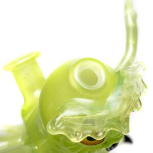 Shop Four Winds Flameworks - Monochrome Owl Rig - UV Lime White Satin in australian