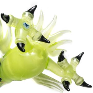 Shop Four Winds Flameworks - Monochrome Owl Rig - UV Lime White Satin in australian
