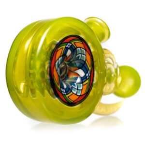 Shop Freeek Glass - Fillacello Donut Rig - Lime Drop & CFL Serum in australian