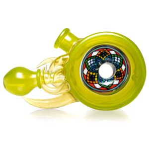 Shop Freeek Glass - Fillacello Donut Rig - Lime Drop & CFL Serum in australian