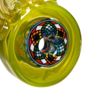Shop Freeek Glass - Fillacello Donut Rig - Lime Drop & CFL Serum in australian