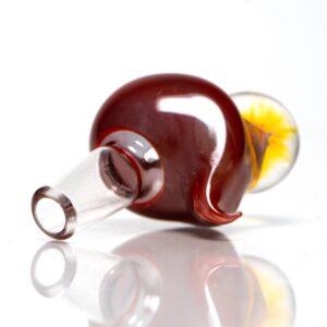Shop Freeek Glass - Brain Slide - 14mm - Dayglow/Red Crayon #2 in australian