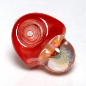 Shop Freeek Glass - Brain Slide - 18mm - Opaque Red in australian