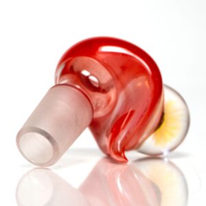 Shop Freeek Glass - Brain Slide - 18mm - Opaque Red in australian