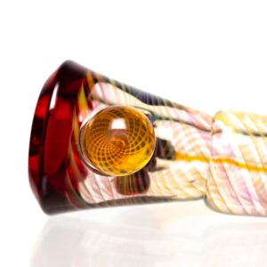 Shop Gatez Glass - Fume Horn Slide - 18mm - Greasy Phoenix in australian