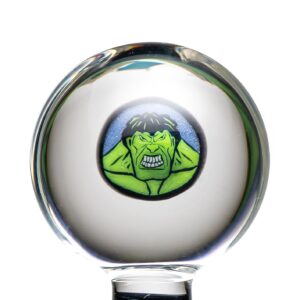 Shop Goldman Glass - Custom Ash Catcher Set - 18/14mm - Hulk in australian