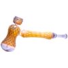 Shop Goo Roo Designs - 18" Hammer Bubbler - Purple Fume in australian